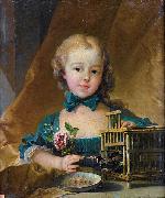 Francois Boucher Playing with a Goldfinch oil painting artist